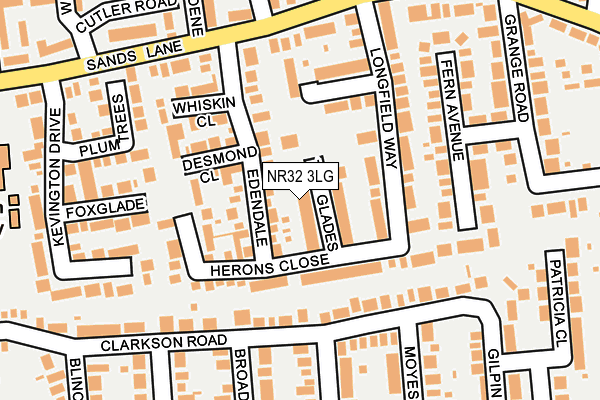 NR32 3LG map - OS OpenMap – Local (Ordnance Survey) NR32 3LG map - OS OpenMap – Local (Ordnance Survey)