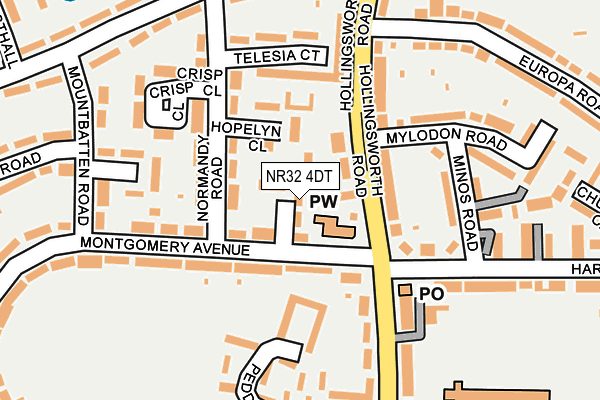 NR32 4DT map - OS OpenMap – Local (Ordnance Survey) NR32 4DT map - OS OpenMap – Local (Ordnance Survey)