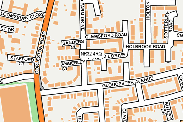 NR32 4RQ map - OS OpenMap – Local (Ordnance Survey) NR32 4RQ map - OS OpenMap – Local (Ordnance Survey)