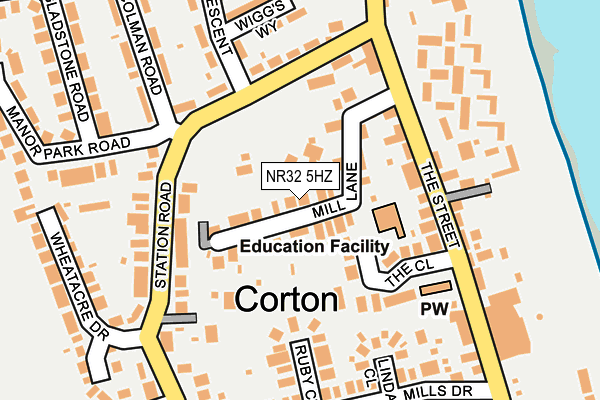 NR32 5HZ map - OS OpenMap – Local (Ordnance Survey) NR32 5HZ map - OS OpenMap – Local (Ordnance Survey)