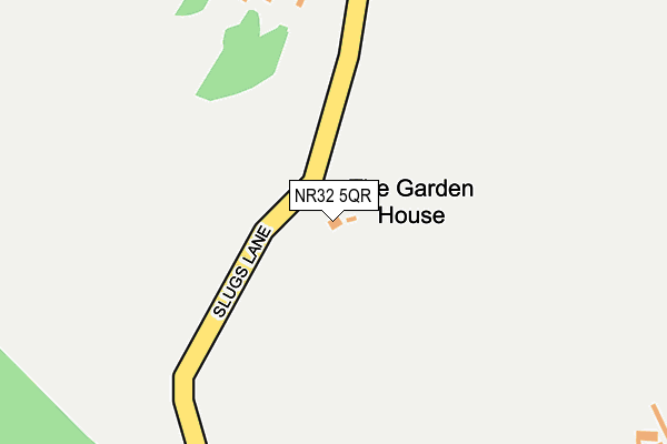 NR32 5QR map - OS OpenMap – Local (Ordnance Survey)