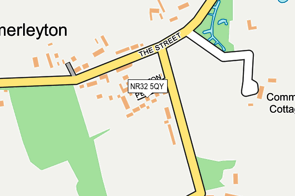 NR32 5QY map - OS OpenMap – Local (Ordnance Survey) NR32 5QY map - OS OpenMap – Local (Ordnance Survey)