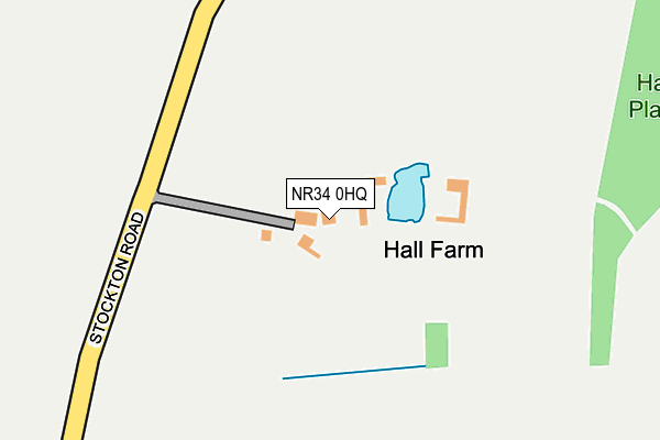 NR34 0HQ map - OS OpenMap – Local (Ordnance Survey)