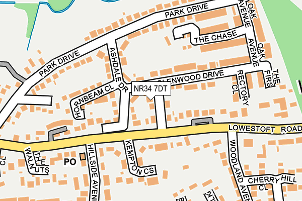 NR34 7DT map - OS OpenMap – Local (Ordnance Survey) NR34 7DT map - OS OpenMap – Local (Ordnance Survey)