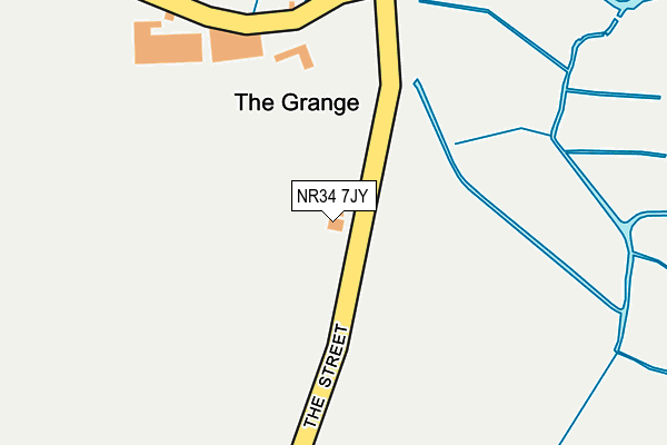 NR34 7JY map - OS OpenMap – Local (Ordnance Survey) NR34 7JY map - OS OpenMap – Local (Ordnance Survey)