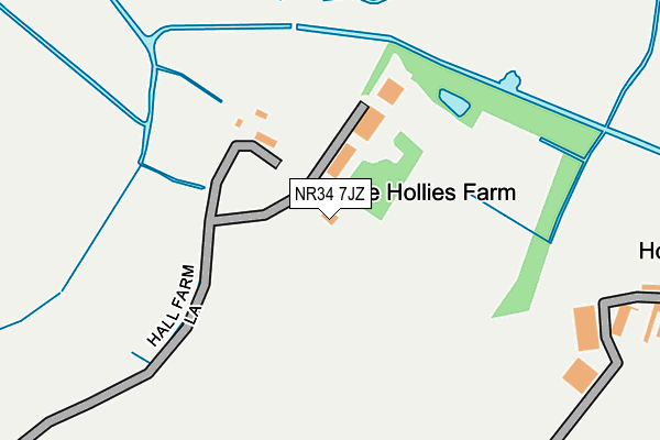 NR34 7JZ map - OS OpenMap – Local (Ordnance Survey) NR34 7JZ map - OS OpenMap – Local (Ordnance Survey)