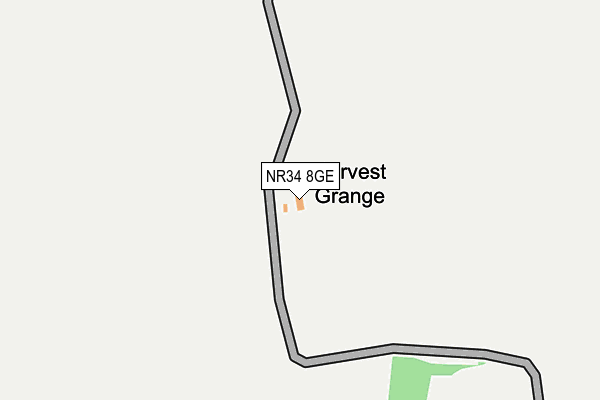 NR34 8GE map - OS OpenMap – Local (Ordnance Survey) NR34 8GE map - OS OpenMap – Local (Ordnance Survey)