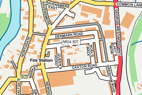 NR34 9DT map - OS OpenMap – Local (Ordnance Survey) NR34 9DT map - OS OpenMap – Local (Ordnance Survey)