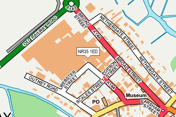 NR35 1ED map - OS OpenMap – Local (Ordnance Survey) NR35 1ED map - OS OpenMap – Local (Ordnance Survey)