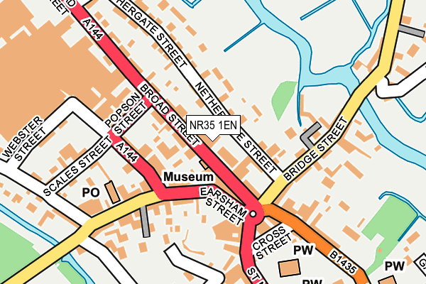 NR35 1EN map - OS OpenMap – Local (Ordnance Survey) NR35 1EN map - OS OpenMap – Local (Ordnance Survey)