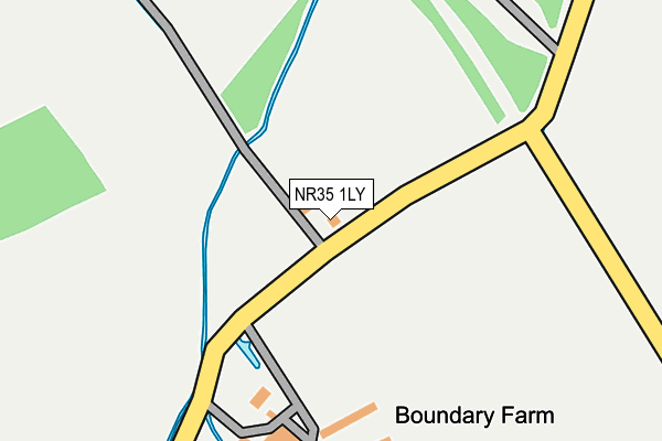NR35 1LY map - OS OpenMap – Local (Ordnance Survey) NR35 1LY map - OS OpenMap – Local (Ordnance Survey)