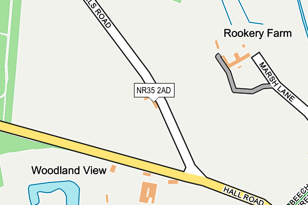 NR35 2AD map - OS OpenMap – Local (Ordnance Survey) NR35 2AD map - OS OpenMap – Local (Ordnance Survey)