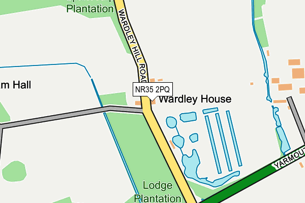 NR35 2PQ map - OS OpenMap – Local (Ordnance Survey) NR35 2PQ map - OS OpenMap – Local (Ordnance Survey)
