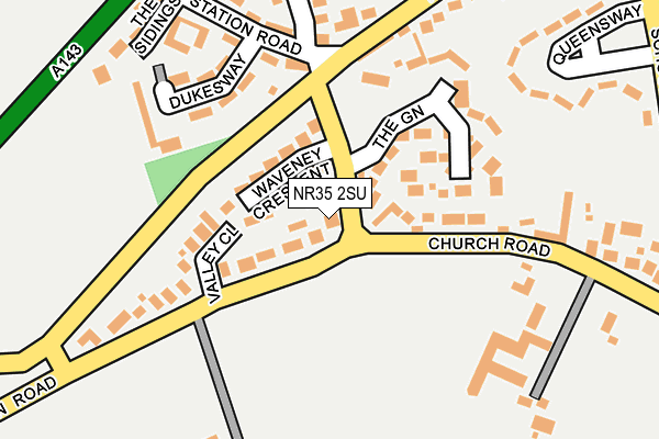 NR35 2SU map - OS OpenMap – Local (Ordnance Survey) NR35 2SU map - OS OpenMap – Local (Ordnance Survey)