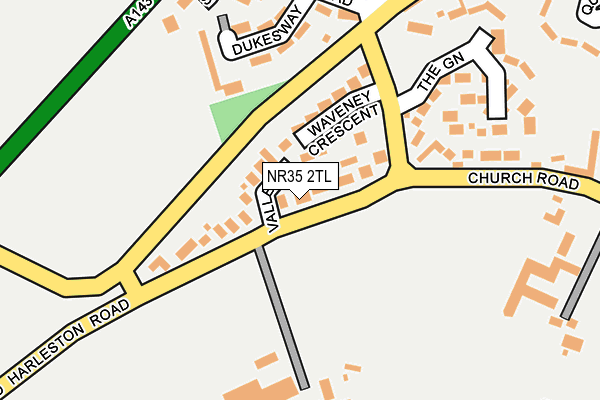 NR35 2TL map - OS OpenMap – Local (Ordnance Survey) NR35 2TL map - OS OpenMap – Local (Ordnance Survey)