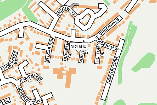 NR4 6HU map - OS OpenMap – Local (Ordnance Survey) NR4 6HU map - OS OpenMap – Local (Ordnance Survey)
