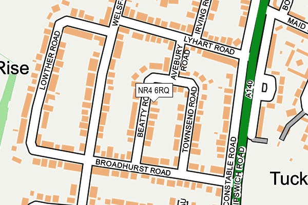 NR4 6RQ map - OS OpenMap – Local (Ordnance Survey) NR4 6RQ map - OS OpenMap – Local (Ordnance Survey)