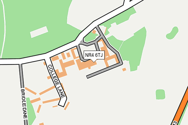 NR4 6TJ map - OS OpenMap – Local (Ordnance Survey) NR4 6TJ map - OS OpenMap – Local (Ordnance Survey)