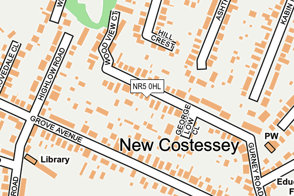 NR5 0HL map - OS OpenMap – Local (Ordnance Survey) NR5 0HL map - OS OpenMap – Local (Ordnance Survey)