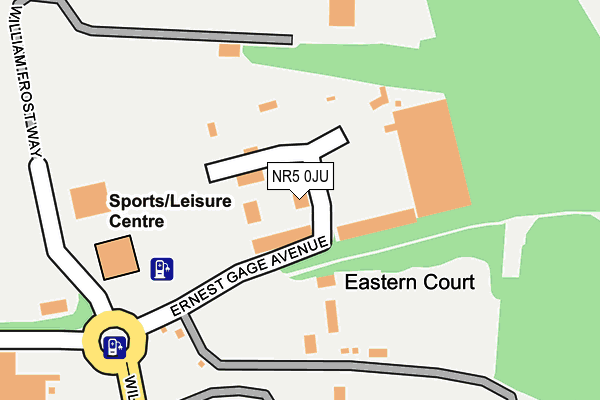 NR5 0JU map - OS OpenMap – Local (Ordnance Survey) NR5 0JU map - OS OpenMap – Local (Ordnance Survey)