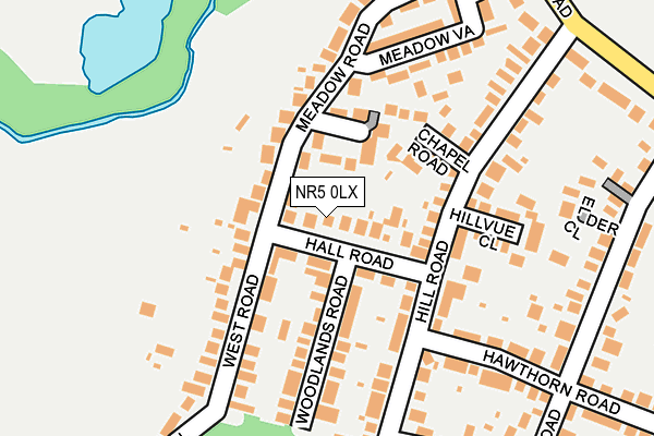 NR5 0LX map - OS OpenMap – Local (Ordnance Survey) NR5 0LX map - OS OpenMap – Local (Ordnance Survey)