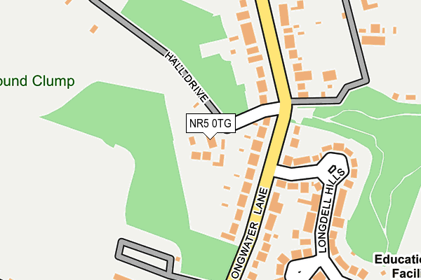 NR5 0TG map - OS OpenMap – Local (Ordnance Survey) NR5 0TG map - OS OpenMap – Local (Ordnance Survey)