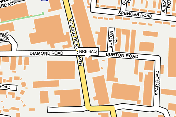 NR6 6AQ map - OS OpenMap – Local (Ordnance Survey) NR6 6AQ map - OS OpenMap – Local (Ordnance Survey)