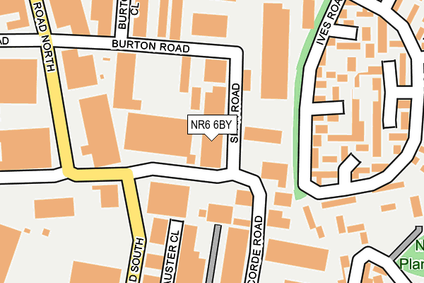 NR6 6BY map - OS OpenMap – Local (Ordnance Survey) NR6 6BY map - OS OpenMap – Local (Ordnance Survey)