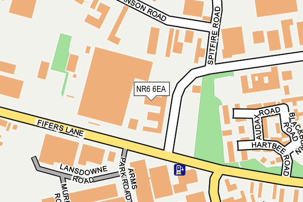 NR6 6EA map - OS OpenMap – Local (Ordnance Survey) NR6 6EA map - OS OpenMap – Local (Ordnance Survey)