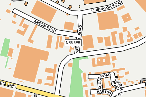 NR6 6EB map - OS OpenMap – Local (Ordnance Survey) NR6 6EB map - OS OpenMap – Local (Ordnance Survey)