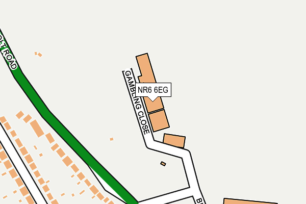 NR6 6EG map - OS OpenMap – Local (Ordnance Survey) NR6 6EG map - OS OpenMap – Local (Ordnance Survey)