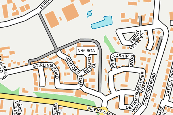 NR6 6GA map - OS OpenMap – Local (Ordnance Survey) NR6 6GA map - OS OpenMap – Local (Ordnance Survey)