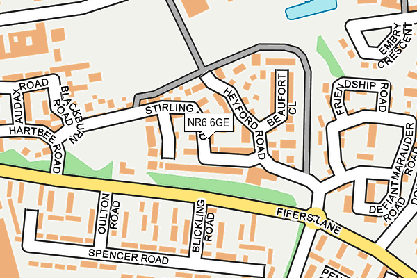NR6 6GE map - OS OpenMap – Local (Ordnance Survey) NR6 6GE map - OS OpenMap – Local (Ordnance Survey)
