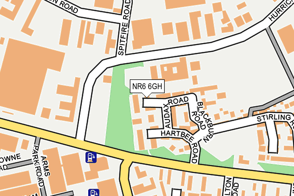 NR6 6GH map - OS OpenMap – Local (Ordnance Survey) NR6 6GH map - OS OpenMap – Local (Ordnance Survey)