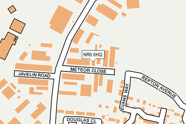 NR6 6HQ map - OS OpenMap – Local (Ordnance Survey) NR6 6HQ map - OS OpenMap – Local (Ordnance Survey)