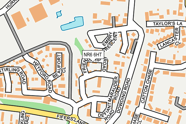 NR6 6HT map - OS OpenMap – Local (Ordnance Survey) NR6 6HT map - OS OpenMap – Local (Ordnance Survey)