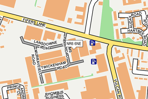 NR6 6NE map - OS OpenMap – Local (Ordnance Survey) NR6 6NE map - OS OpenMap – Local (Ordnance Survey)