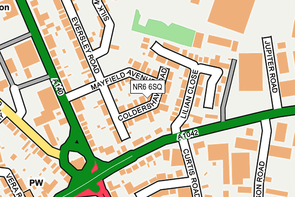 NR6 6SQ map - OS OpenMap – Local (Ordnance Survey) NR6 6SQ map - OS OpenMap – Local (Ordnance Survey)