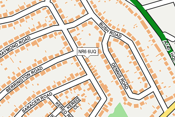 NR6 6UQ map - OS OpenMap – Local (Ordnance Survey) NR6 6UQ map - OS OpenMap – Local (Ordnance Survey)