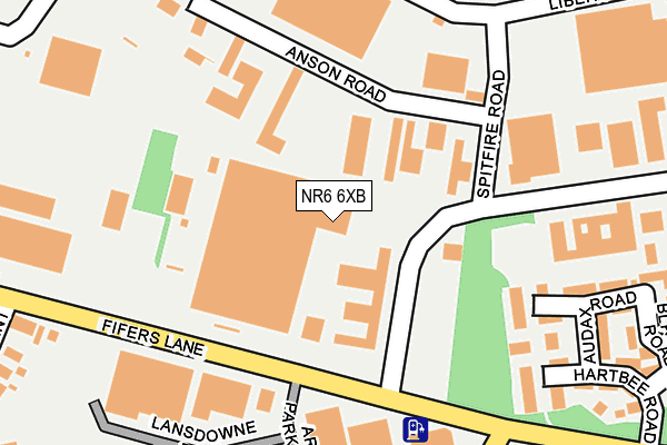 NR6 6XB map - OS OpenMap – Local (Ordnance Survey) NR6 6XB map - OS OpenMap – Local (Ordnance Survey)