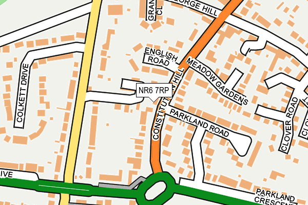 NR6 7RP map - OS OpenMap – Local (Ordnance Survey)