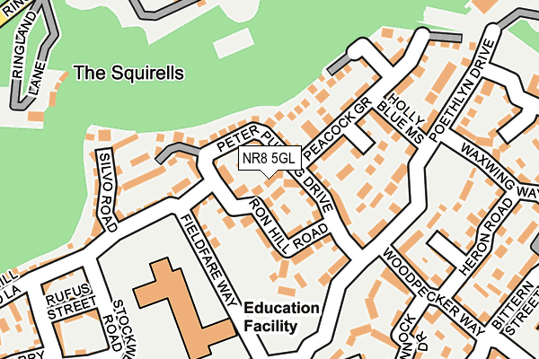 NR8 5GL map - OS OpenMap – Local (Ordnance Survey) NR8 5GL map - OS OpenMap – Local (Ordnance Survey)