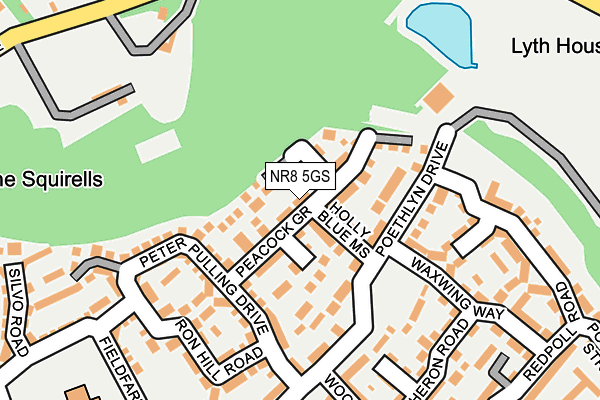 NR8 5GS map - OS OpenMap – Local (Ordnance Survey) NR8 5GS map - OS OpenMap – Local (Ordnance Survey)