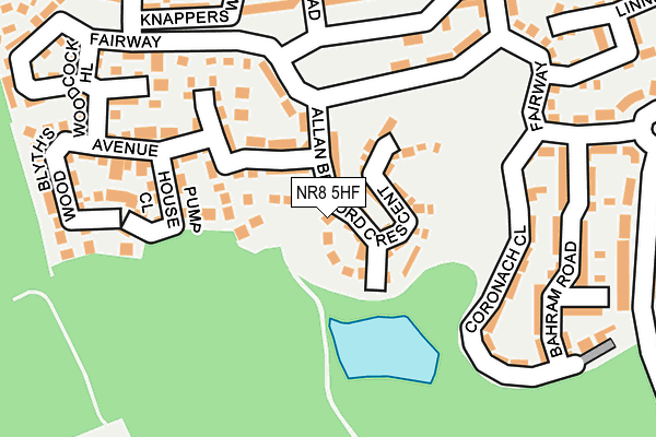 NR8 5HF map - OS OpenMap – Local (Ordnance Survey) NR8 5HF map - OS OpenMap – Local (Ordnance Survey)