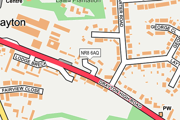 NR8 6AQ map - OS OpenMap – Local (Ordnance Survey) NR8 6AQ map - OS OpenMap – Local (Ordnance Survey)