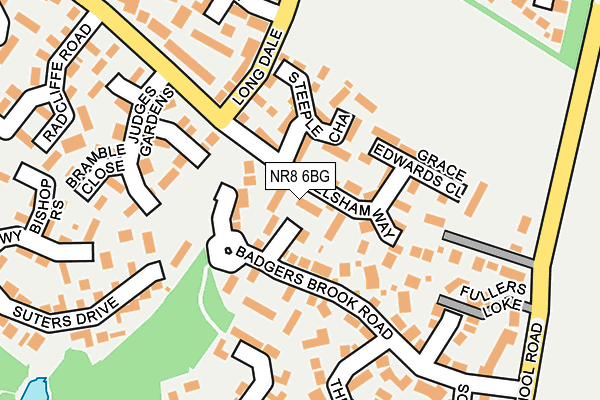 NR8 6BG map - OS OpenMap – Local (Ordnance Survey) NR8 6BG map - OS OpenMap – Local (Ordnance Survey)