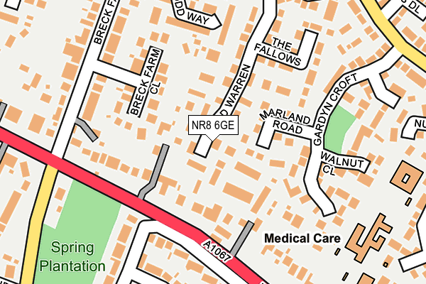NR8 6GE map - OS OpenMap – Local (Ordnance Survey) NR8 6GE map - OS OpenMap – Local (Ordnance Survey)