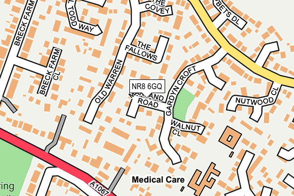 NR8 6GQ map - OS OpenMap – Local (Ordnance Survey) NR8 6GQ map - OS OpenMap – Local (Ordnance Survey)