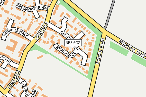 NR8 6GZ map - OS OpenMap – Local (Ordnance Survey) NR8 6GZ map - OS OpenMap – Local (Ordnance Survey)