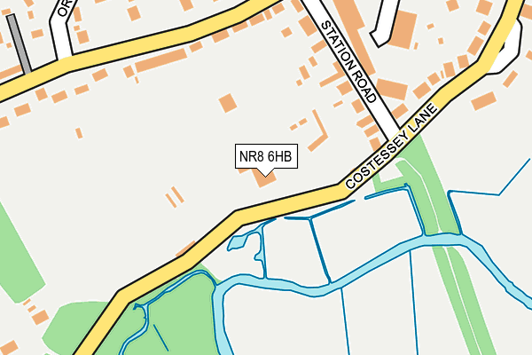 NR8 6HB map - OS OpenMap – Local (Ordnance Survey) NR8 6HB map - OS OpenMap – Local (Ordnance Survey)
